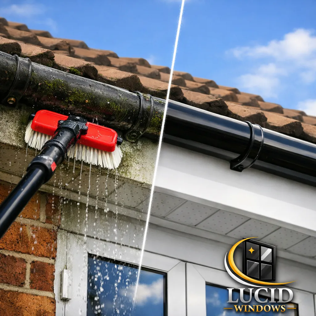Fascia, soffit and gutter washing service